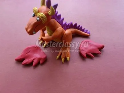Dragon от стъпка по стъпка пластелин магьосник класа снимка