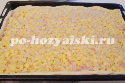 Мая пай с месо и картофи, рецептата със снимка