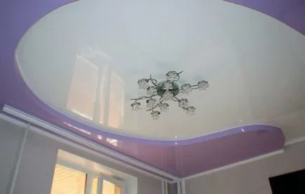 Purple участък таван от