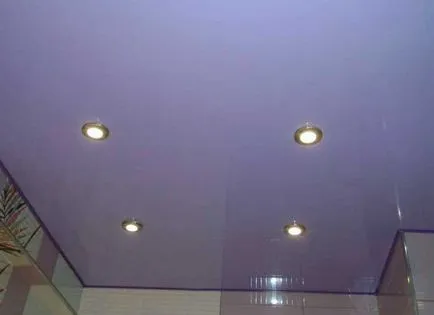Purple участък таван от