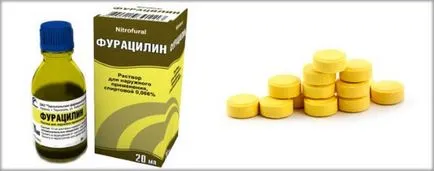 Furatsilin прави гаргара