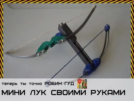 Hogyan készítsünk egy számszeríjat származó csapok