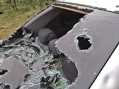 Gradoboynaya ситуация в южната част на страната