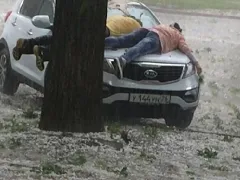 Gradoboynaya ситуация в южната част на страната