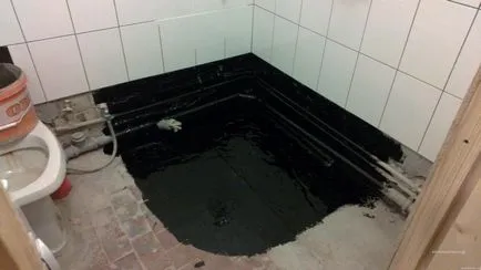 Az alkalmazott bitumen masztix