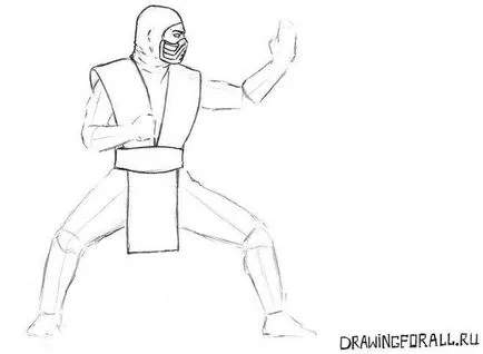 Как да се направи поетапно Sub-Zero от Mortal Kombat