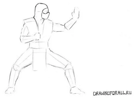 Как да се направи поетапно Sub-Zero от Mortal Kombat