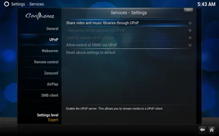 Как да конфигурирате DLNA сървър конфигурация за мултимедиен сървър на домашна мрежа