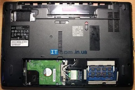 Както разглобява лаптоп Acer 5741zg стремим почистване или смяна