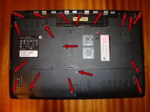 Как да разглобявате Acer 5742g (5742) и чисти от прах (ACER) Как да разглобявате Acer 5742g (5742) и чисти от прах