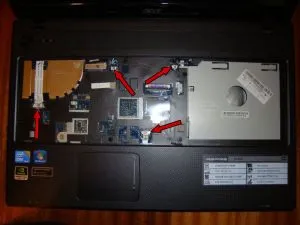 Как да разглобявате Acer 5742g (5742) и чисти от прах (ACER) Как да разглобявате Acer 5742g (5742) и чисти от прах