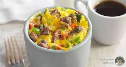 Как да си направим бъркани яйца в микровълновата бързо и вкусно