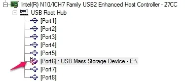 Как мога да намеря информация за USB хъбове и пристанища