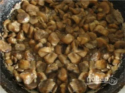 Картофи готвене с гъби и домати - стъпка по стъпка рецепта със снимки на