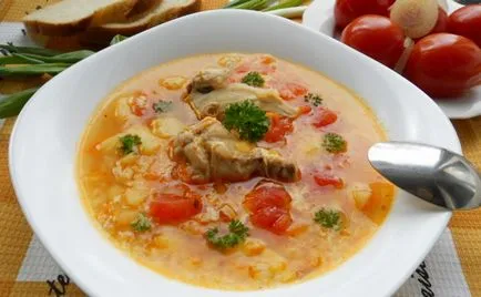Картофи с гъби и домати, печен в пещ или пържени в тиган