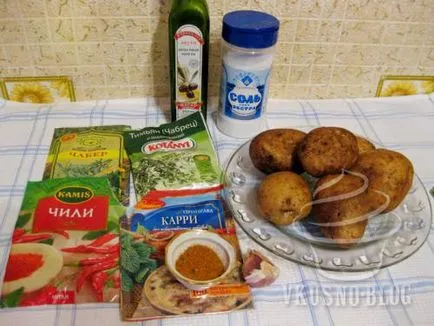 Картофи с подправки, печени във фурната - рецептата със снимка