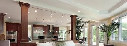 Колона в интериора на апартамента