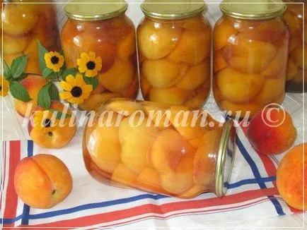 Консервирани праскови за зимата (без стерилизация рецепта), вкусни рецепти