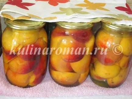 Консервирани праскови за зимата (без стерилизация рецепта), вкусни рецепти