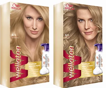 боядисване на коса wellaton (vellaton) карстов сметана и мус