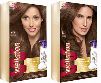 боядисване на коса wellaton (vellaton) карстов сметана и мус