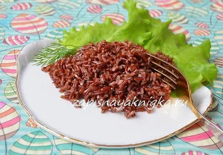 ползи Червен ориз, вреда, рецепти