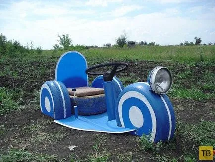 Creative занаяти от стари автомобилни гуми за градината и дома (70 снимки) (занаяти) Creative занаяти от стари автомобилни гуми за градината и дома (70 снимки)