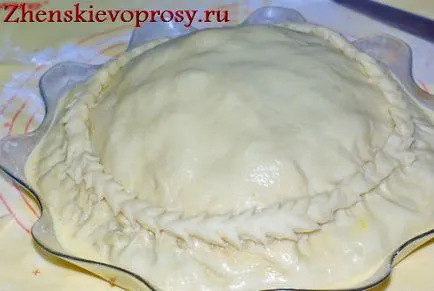 Kurnik класически стъпка по стъпка рецепта с проблемите на снимки, на жените
