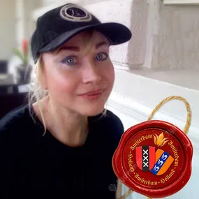 Квартал на червените фенери в Амстердам улица