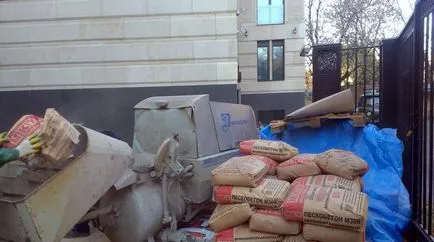 Keverékek betonaljzat fogyasztás