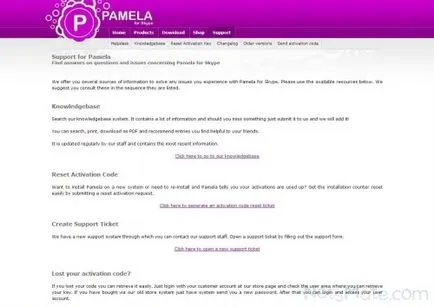 Pamela a Skype is