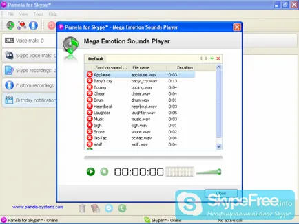 Pamela a Skype is