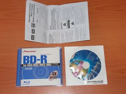 Blu Ray meghajtó, amely