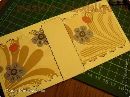 Майсторски клас на Scrapbooking пликове без шаблони (модели) Майсторски клас на Scrapbooking шаблони без пликове