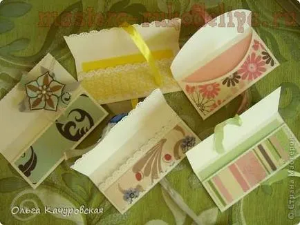 Майсторски клас на Scrapbooking шаблони без пликове (пликове) Майсторски клас на Scrapbooking шаблони без пликове