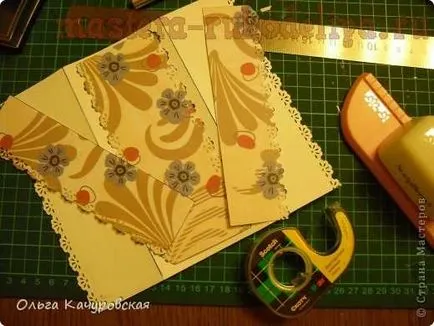 Майсторски клас на Scrapbooking пликове без шаблони (модели) Майсторски клас на Scrapbooking шаблони без пликове
