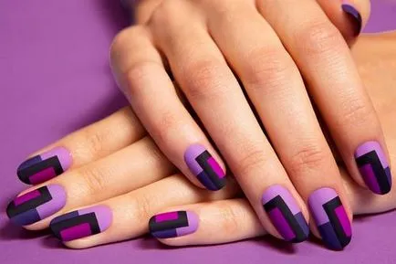 Fashion Nails шарени 2017-2018 - снимка идеи, красив маникюр с модел на къси и дълги