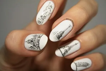 Fashion Nails шарени 2017-2018 - снимка идеи, красив маникюр с модел на къси и дълги