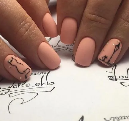 Fashion Nails шарени 2017-2018 - снимка идеи, красив маникюр с модел на къси и дълги