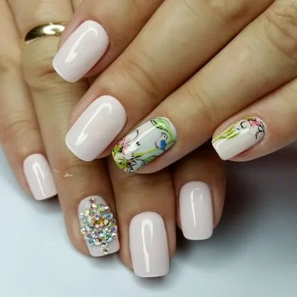 Fashion Nails шарени 2017-2018 - снимка идеи, красив маникюр с модел на къси и дълги