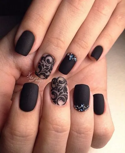 Fashion Nails шарени 2017-2018 - снимка идеи, красив маникюр с модел на къси и дълги