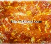 Месо на френски с картофи и гъби, се готви у дома