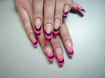 Nail слой чрез гел и акрил