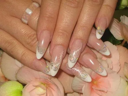 Nail слой чрез гел и акрил