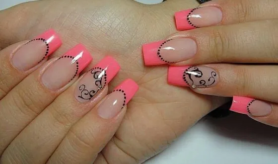 Nail слой чрез гел и акрил