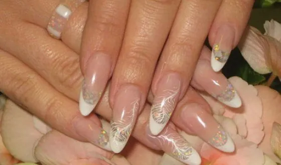 Nail слой чрез гел и акрил
