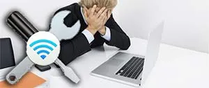 Тя не може да се свърже с WiFi лаптоп, но виж WiFi