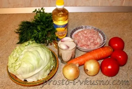 Много мързеливи зеле ролки