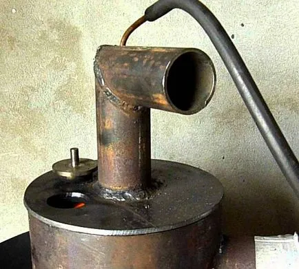 Furnace отработени масла със собствените си ръце, сграда портал