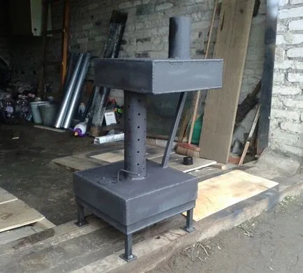 Furnace отработени масла със собствените си ръце, сграда портал